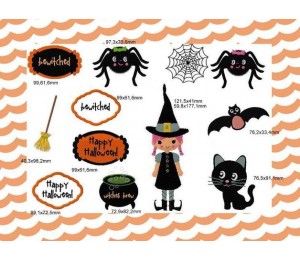 Stickserie Kleine Hexe